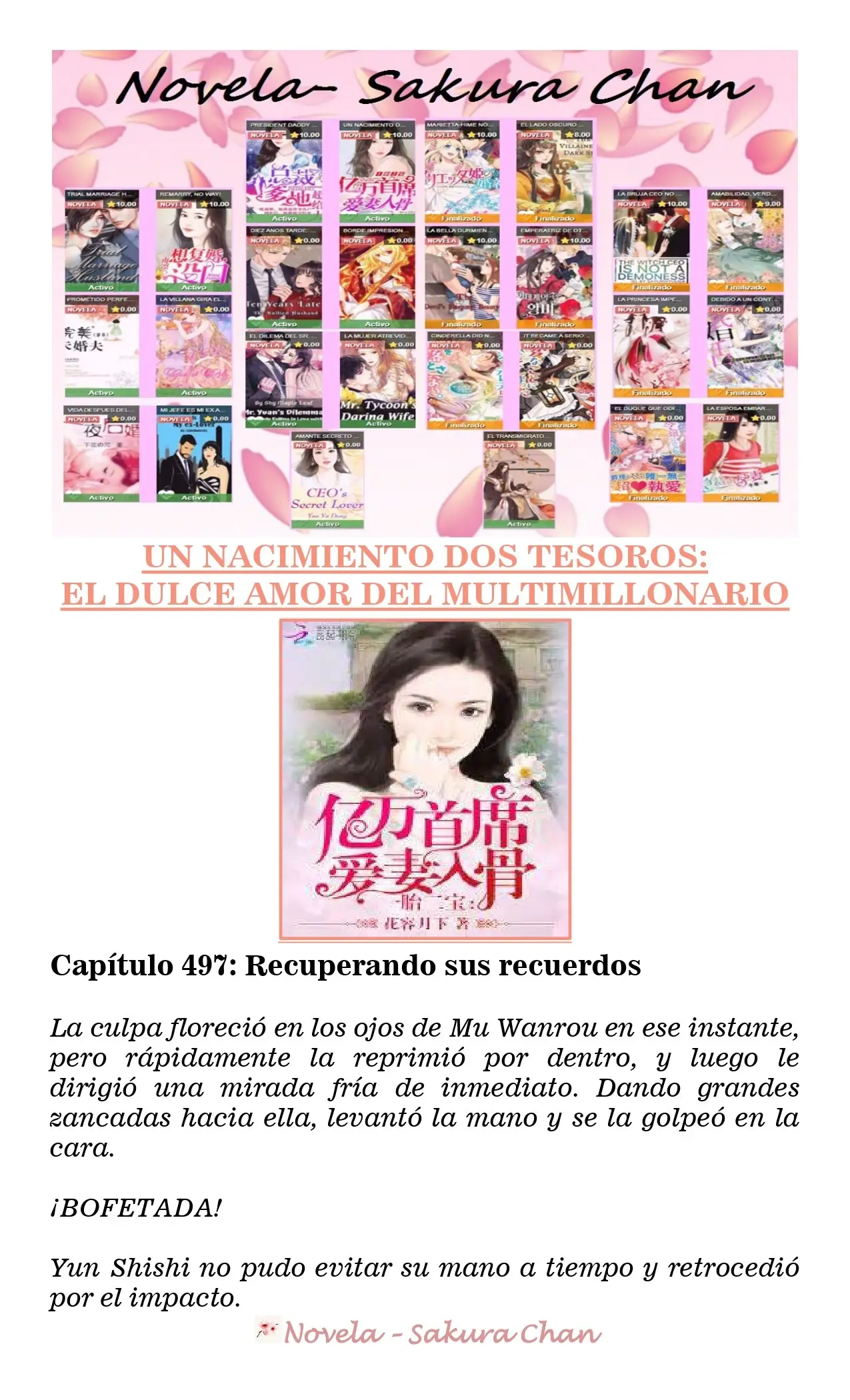 Un nacimiento dos tesoros: El dulce amor del multimillonario (2019) - Capítulo 497 - Página 1 - LectorTMOo