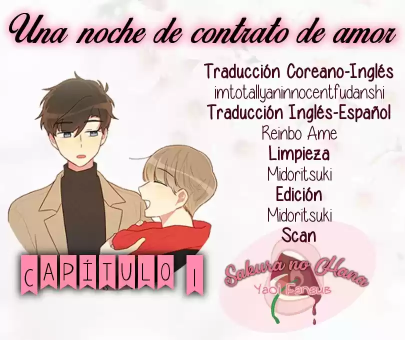 Una noche con un novio de contrato (2018) - Capítulo 1 - Página 1 - LectorTMOo