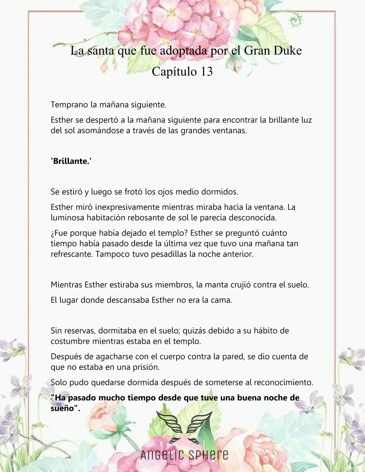 Una Santa Adoptada Por El Gran Duque (Novela) (2023) - Capítulo 13 - Página 5 - LectorTMOo