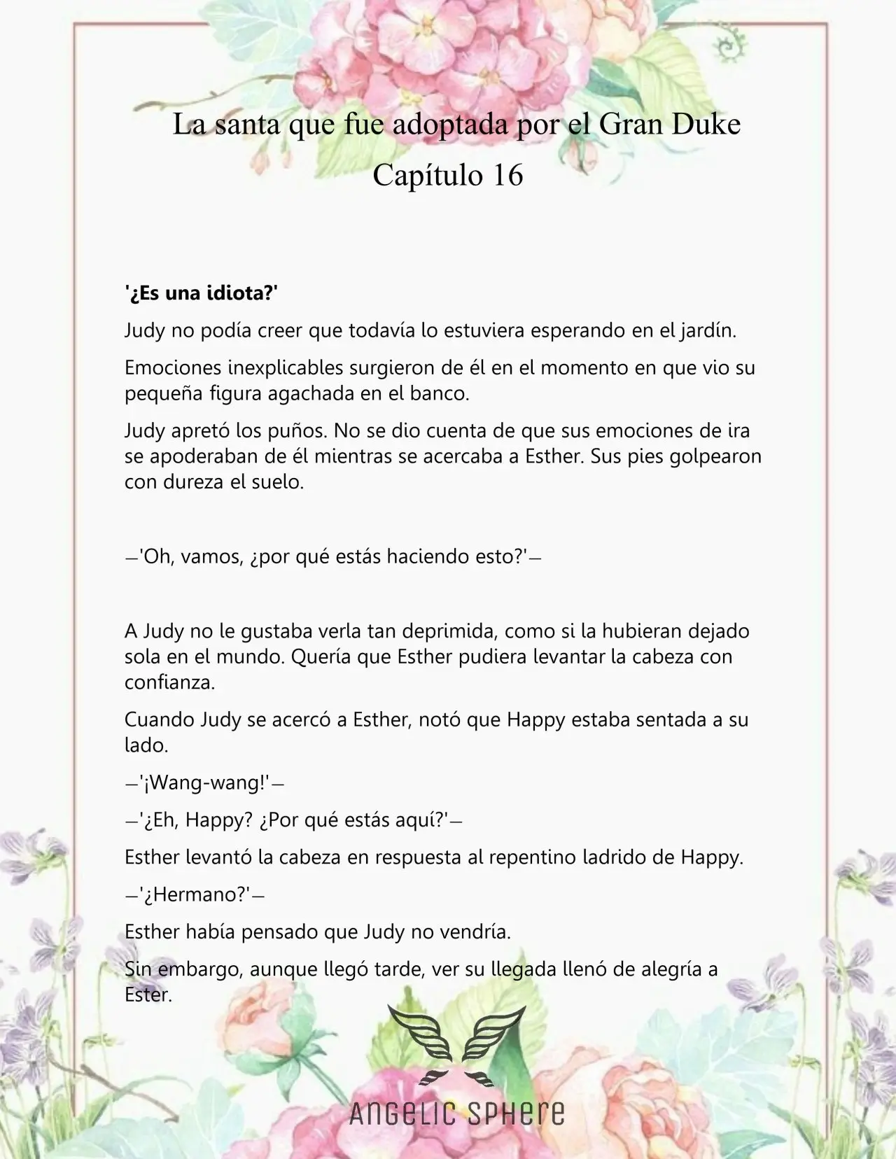 Una Santa Adoptada Por El Gran Duque (Novela) (2023) - Capítulo 16 - Página 5 - LectorTMOo