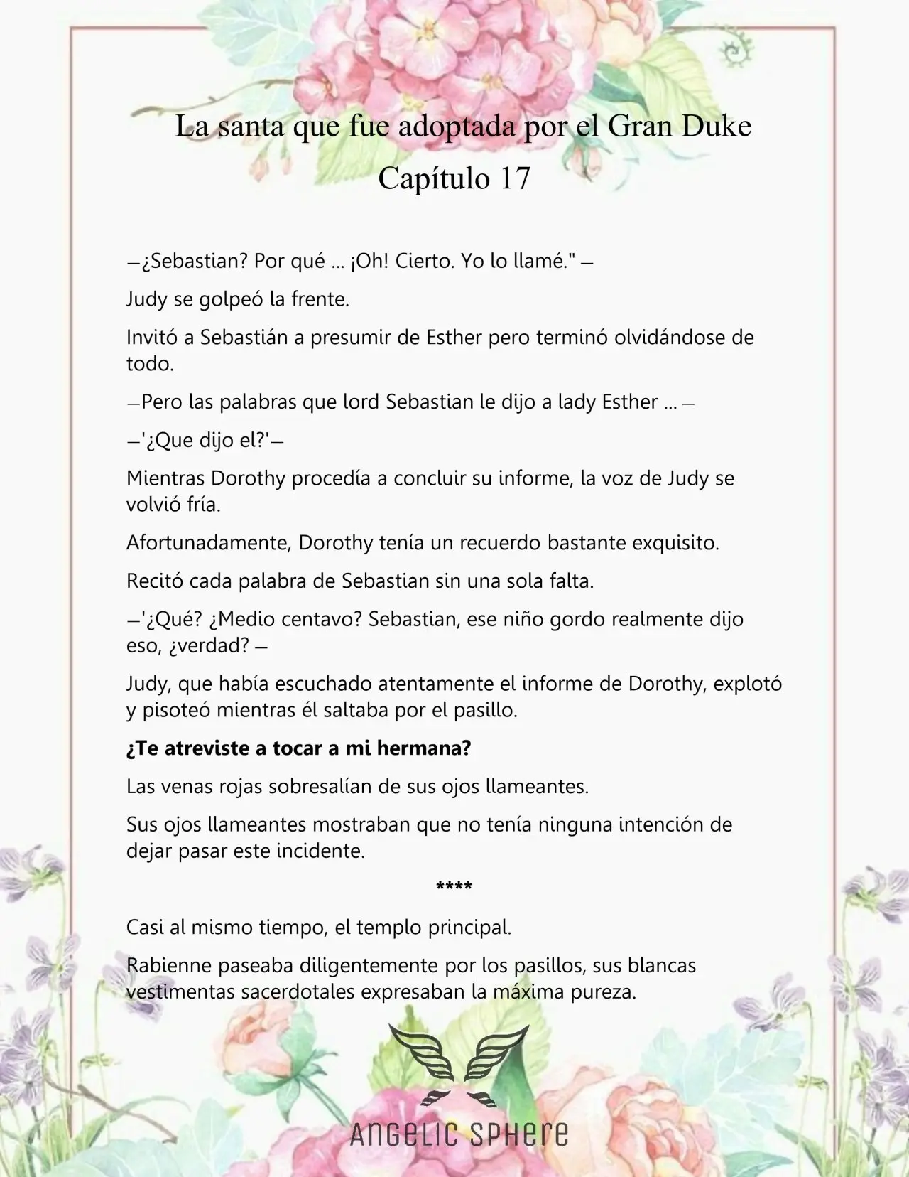 Una Santa Adoptada Por El Gran Duque (Novela) (2023) - Capítulo 17 - Página 5 - LectorTMOo