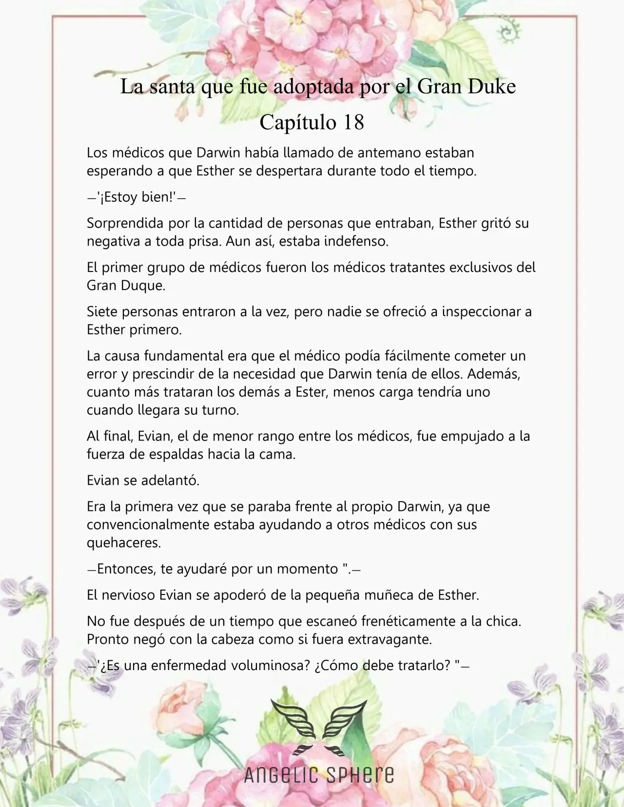 Una Santa Adoptada Por El Gran Duque (Novela) (2023) - Capítulo 18 - Página 5 - LectorTMOo