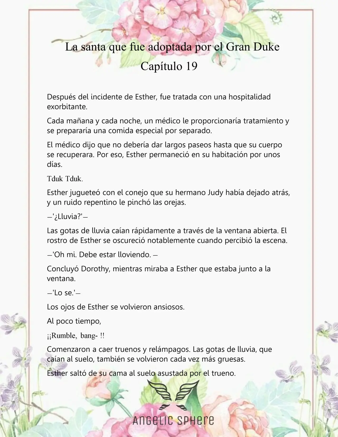 Una Santa Adoptada Por El Gran Duque (Novela) (2023) - Capítulo 19 - Página 5 - LectorTMOo