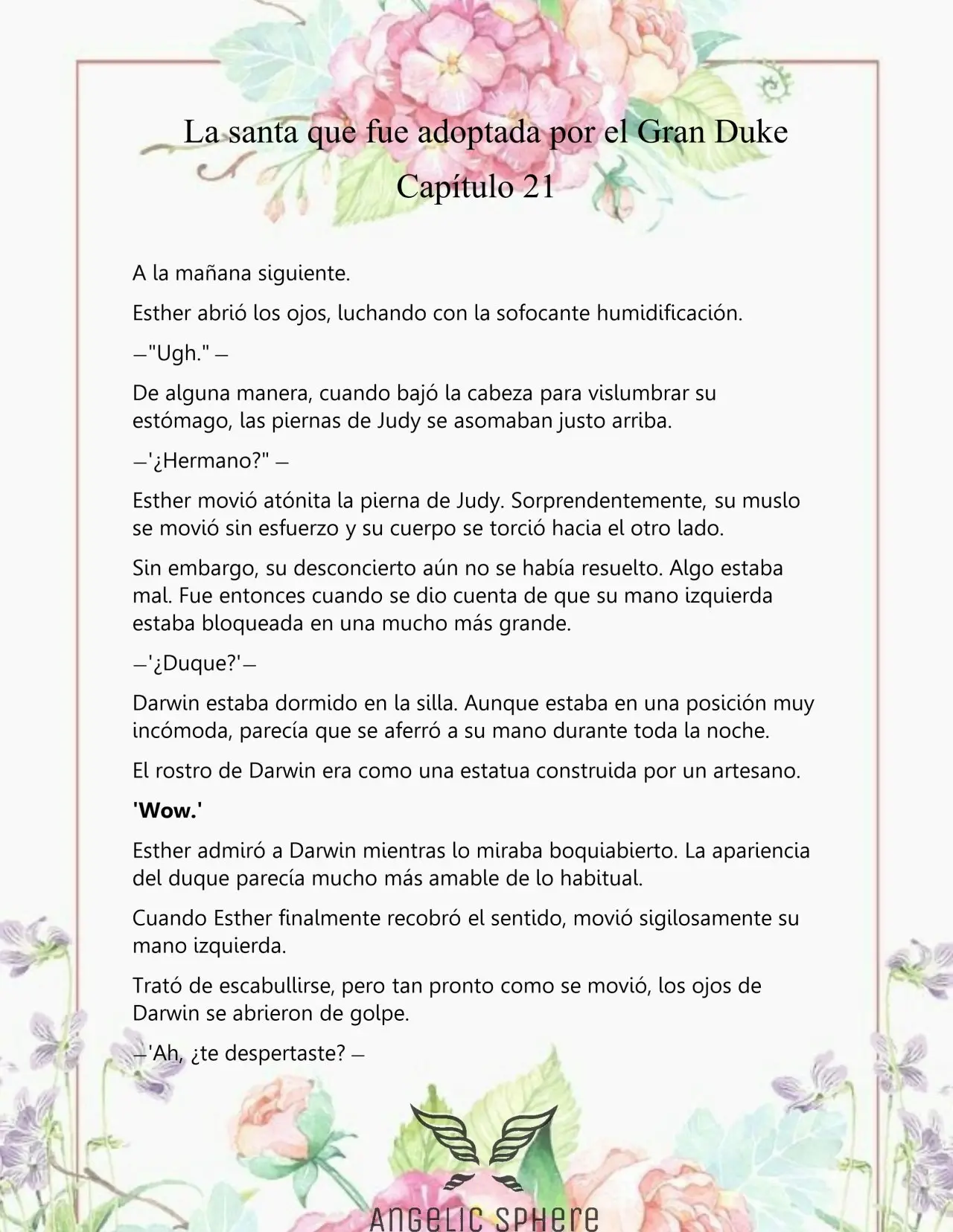 Una Santa Adoptada Por El Gran Duque (Novela) (2023) - Capítulo 21 - Página 5 - LectorTMOo