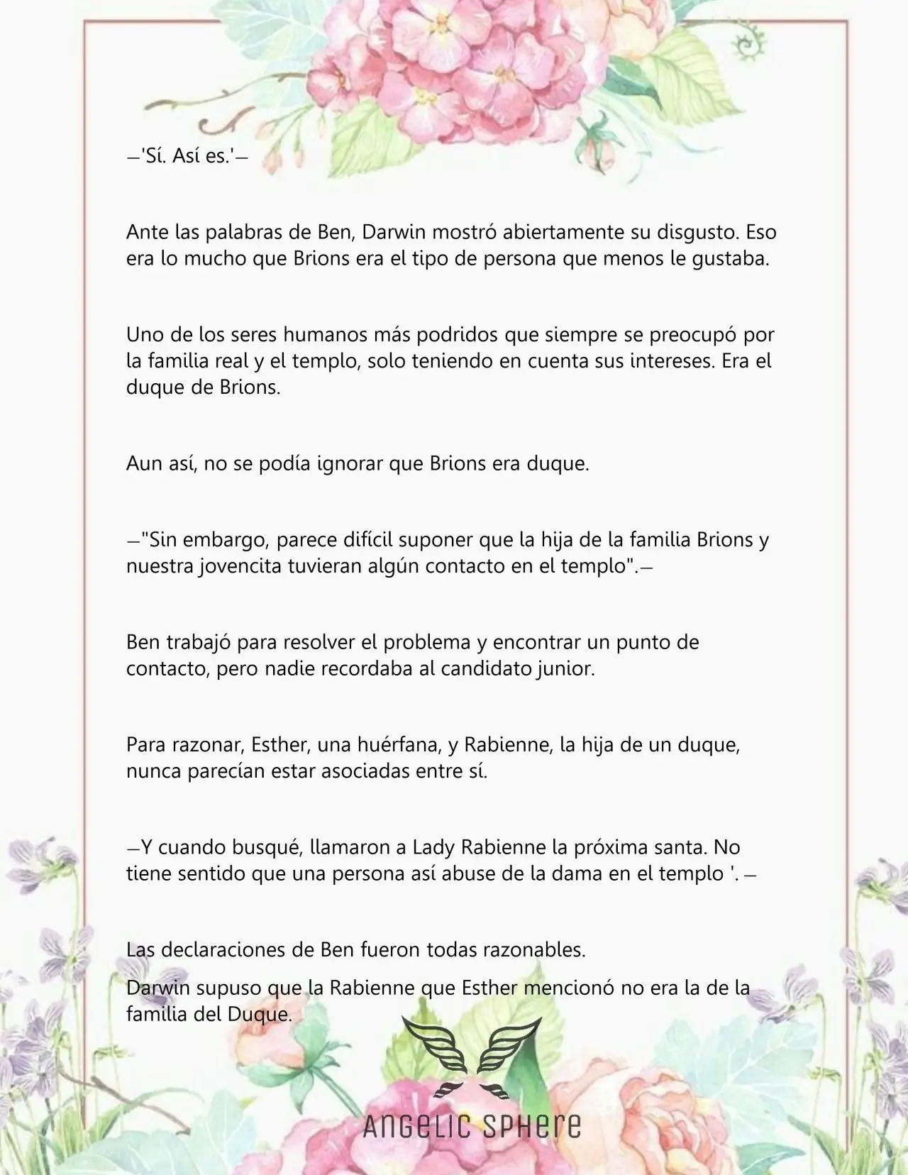 Una Santa Adoptada Por El Gran Duque (Novela) (2023) - Capítulo 23 - Página 13 - LectorTMOo