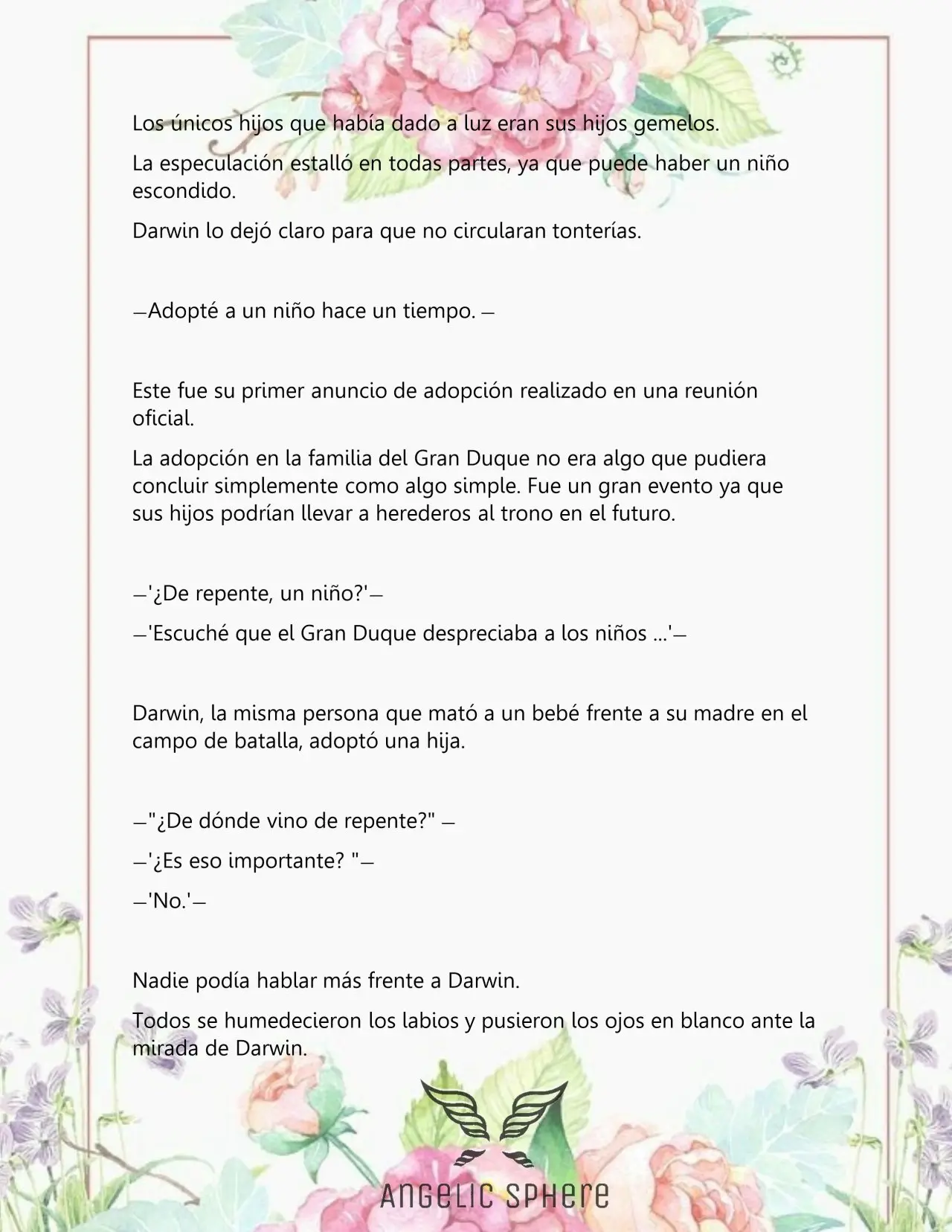Una Santa Adoptada Por El Gran Duque (Novela) (2023) - Capítulo 27 - Página 8 - LectorTMOo