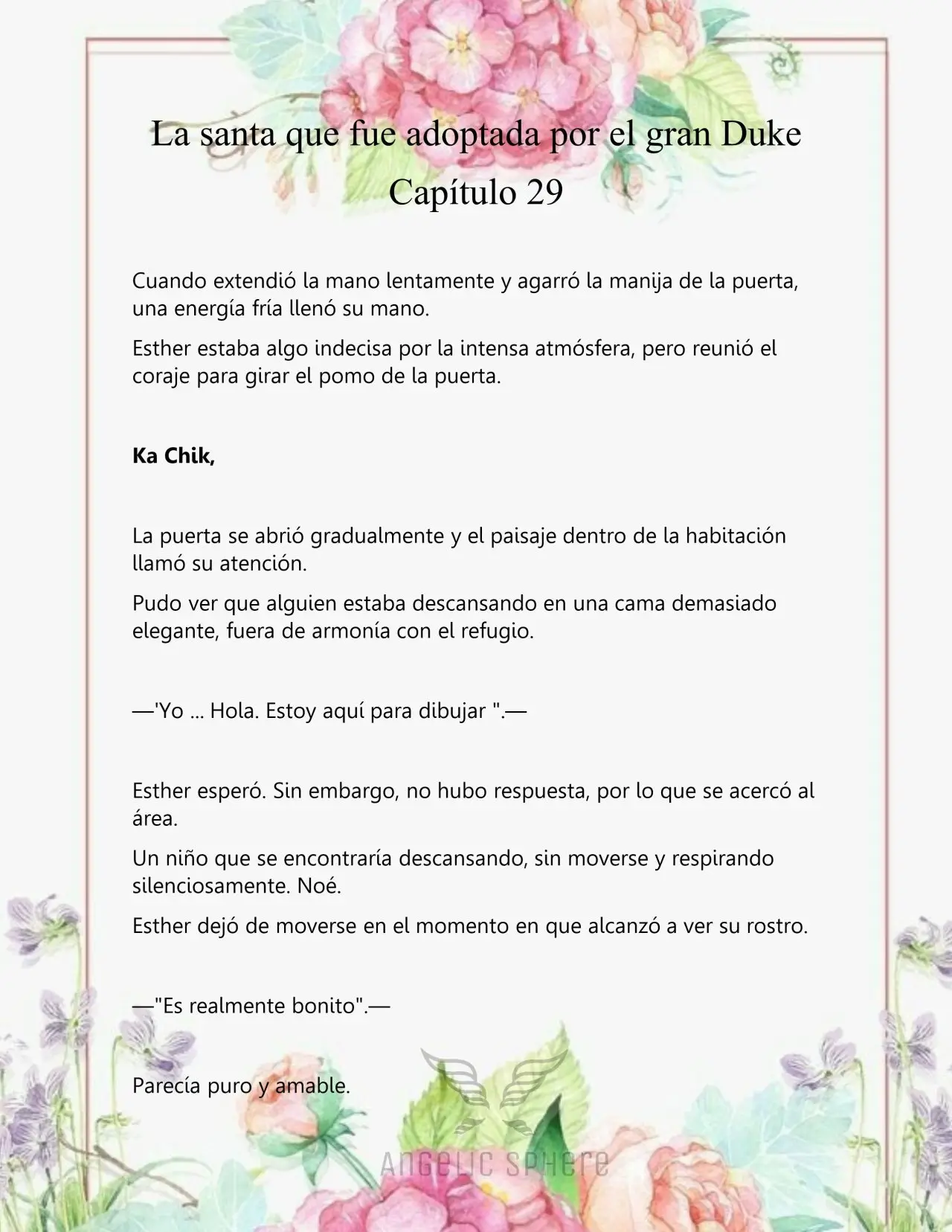 Una Santa Adoptada Por El Gran Duque (Novela) (2023) - Capítulo 29 - Página 6 - LectorTMOo