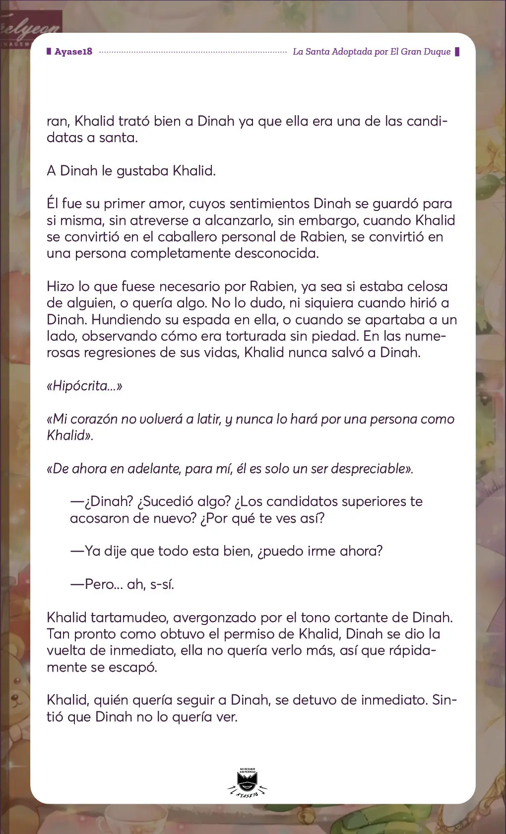 Una Santa Adoptada Por El Gran Duque (Novela) (2023) - Capítulo 3 - Página 6 - LectorTMOo