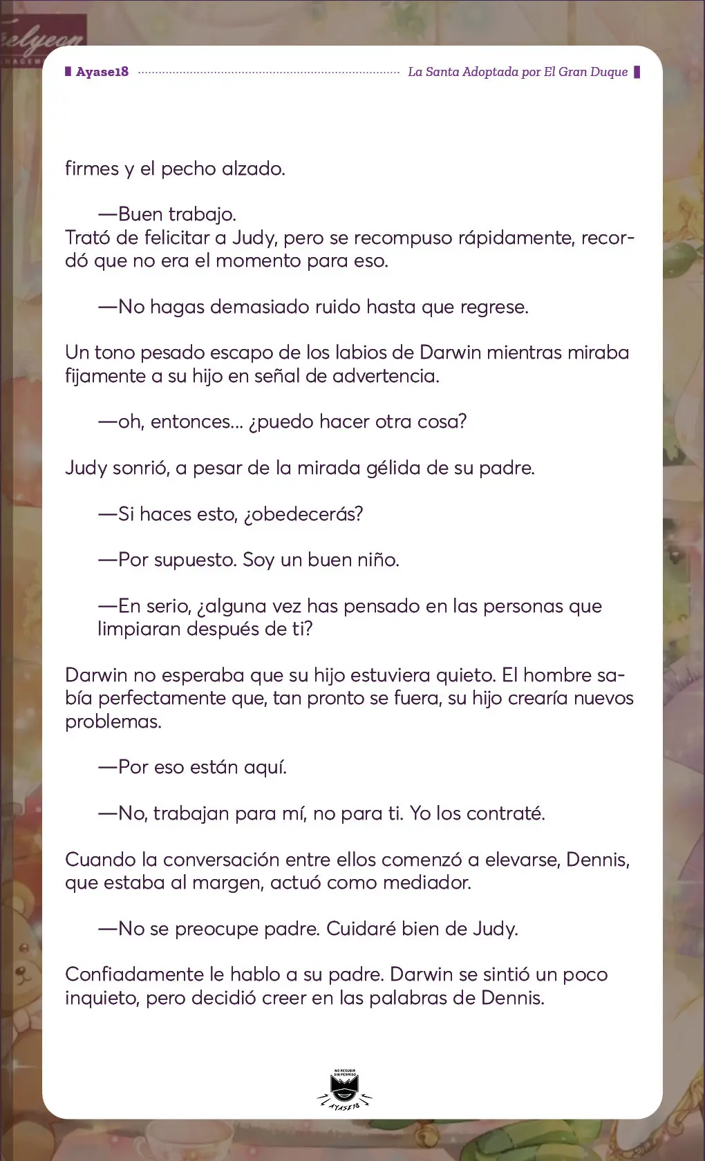 Una Santa Adoptada Por El Gran Duque (Novela) (2023) - Capítulo 3 - Página 10 - LectorTMOo