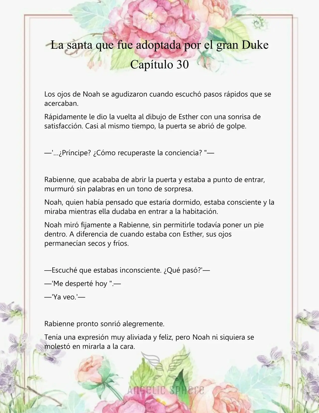 Una Santa Adoptada Por El Gran Duque (Novela) (2023) - Capítulo 30 - Página 6 - LectorTMOo