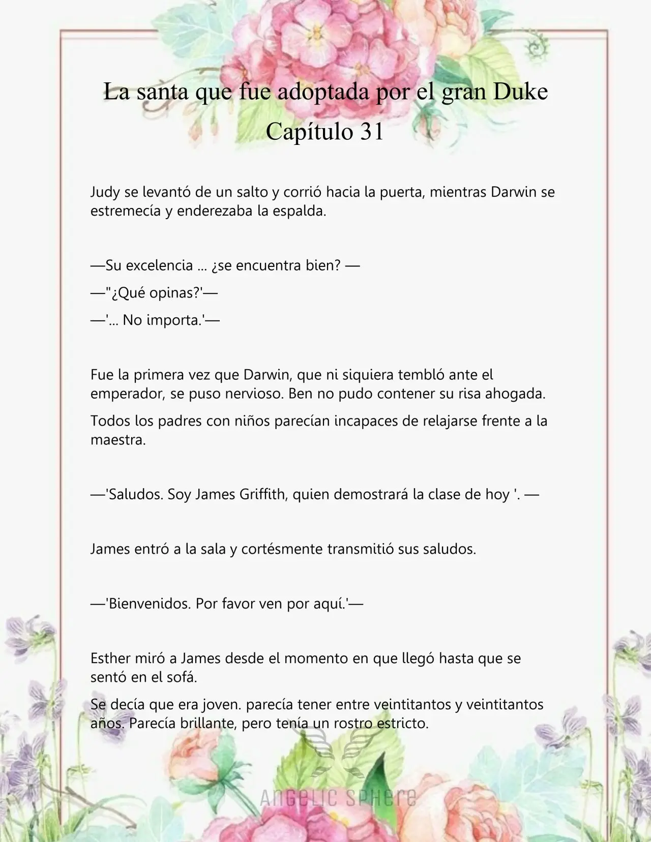 Una Santa Adoptada Por El Gran Duque (Novela) (2023) - Capítulo 31 - Página 6 - LectorTMOo