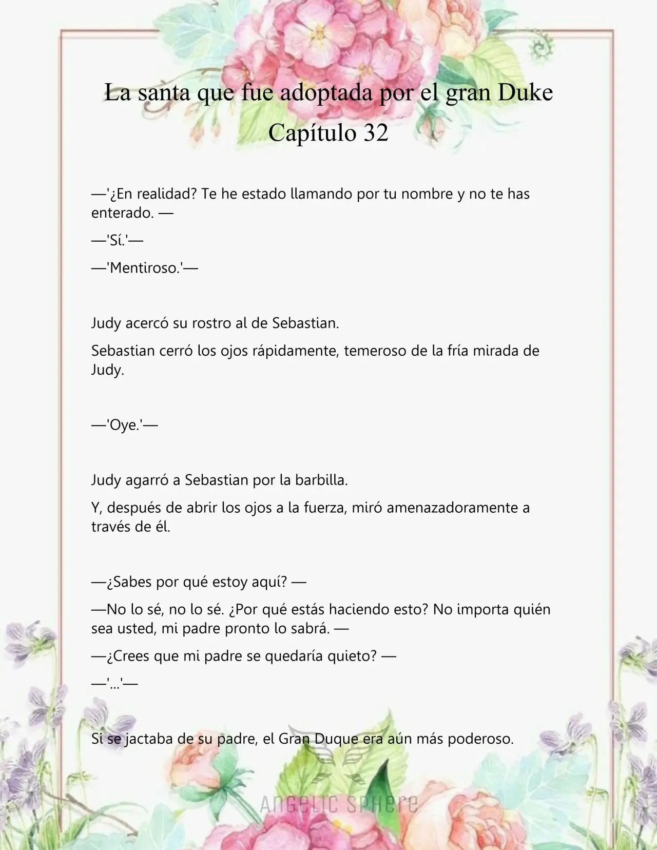 Una Santa Adoptada Por El Gran Duque (Novela) (2023) - Capítulo 32 - Página 6 - LectorTMOo