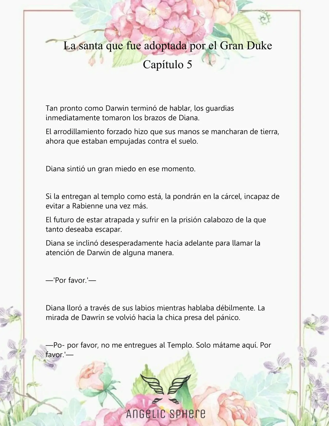 Una Santa Adoptada Por El Gran Duque (Novela) (2023) - Capítulo 5 - Página 4 - LectorTMOo