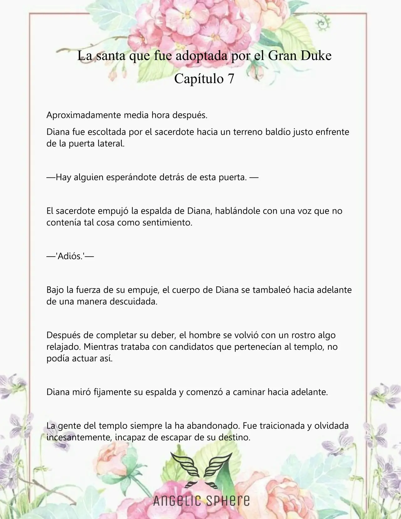 Una Santa Adoptada Por El Gran Duque (Novela) (2023) - Capítulo 7 - Página 4 - LectorTMOo