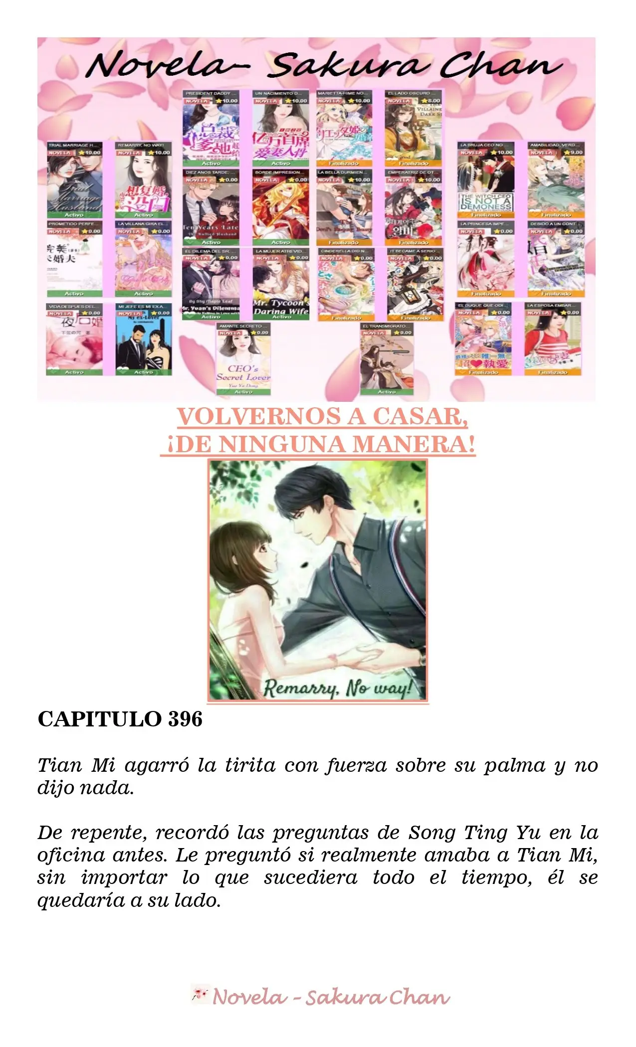 VOLVERNOS A CASAR, ¡DE NINGUNA MANERA! (Novela) (2018) - Capítulo 396 - Página 6 - LectorTMOo