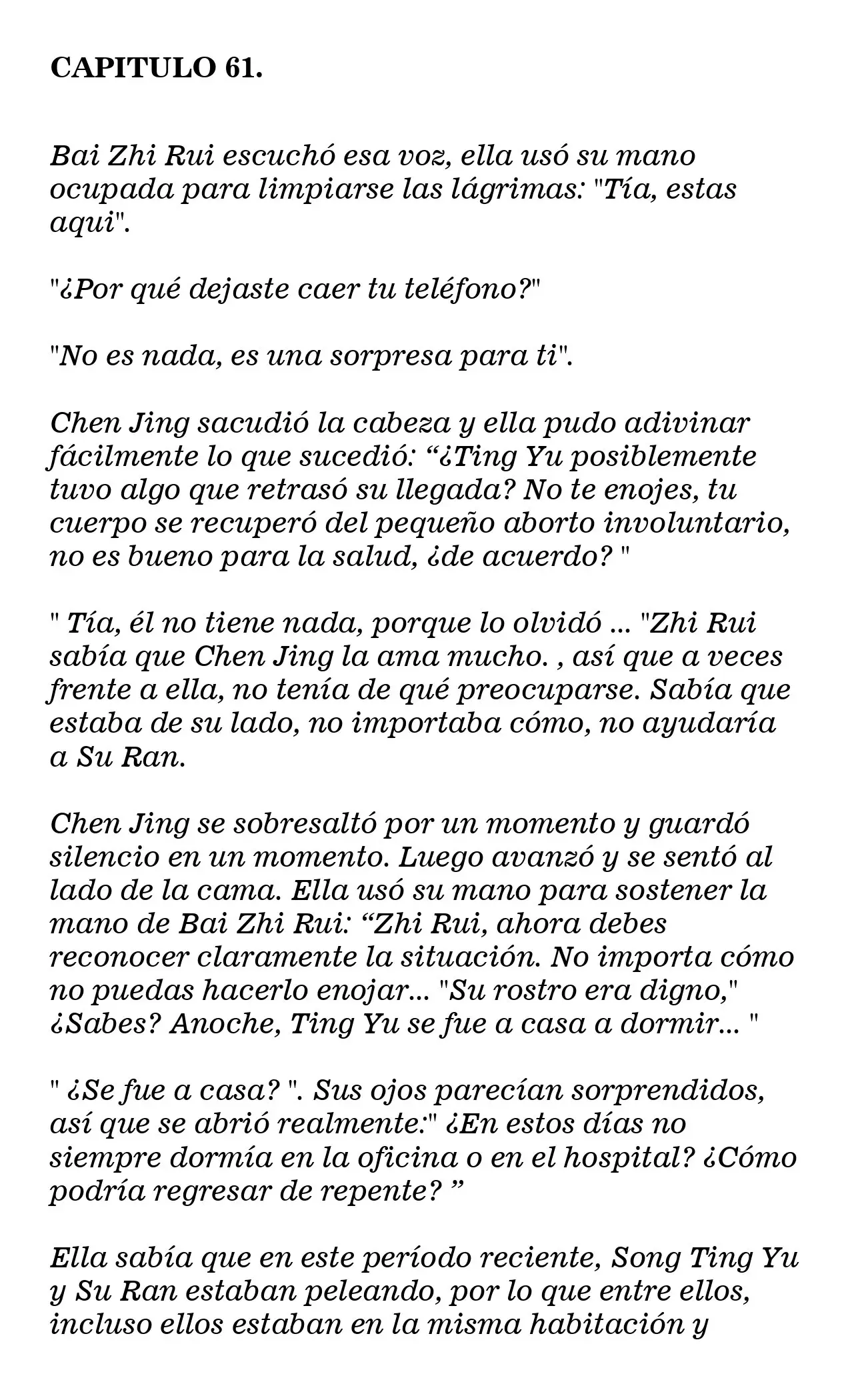 VOLVERNOS A CASAR, ¡DE NINGUNA MANERA! (Novela) (2018) - Capítulo 61 - Página 1 - LectorTMOo