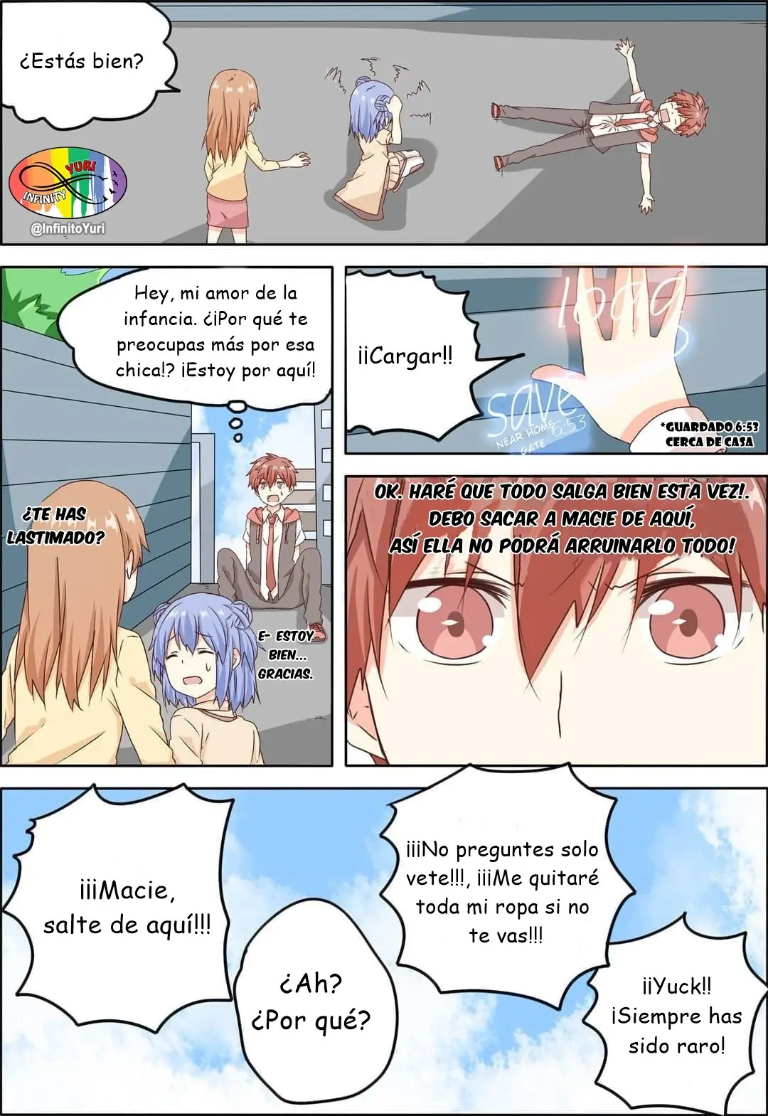Why Did I, The MC of Gal Game Jump Into A World Of Yuri Comic (2019) - Capítulo 1 - Página 8 - LectorTMOo