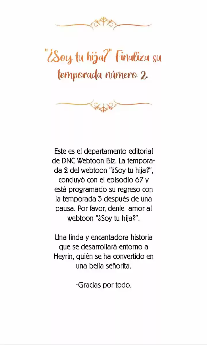 ¿Yo Soy tu Hija? - Capítulo 67 - Página 67 - LectorTMOo