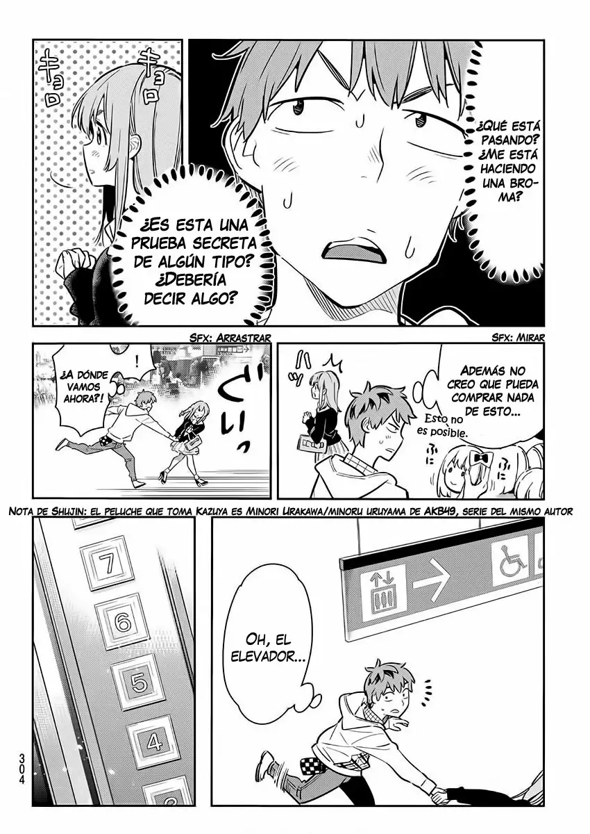 Kanojo, Okarishimasu capítulo 68 página 5