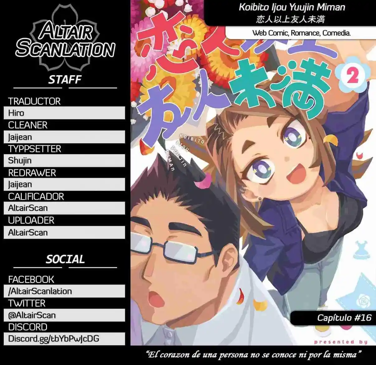koibito ijou yuujin miman - Capítulo 16 - Página 1 - LectorTMOo