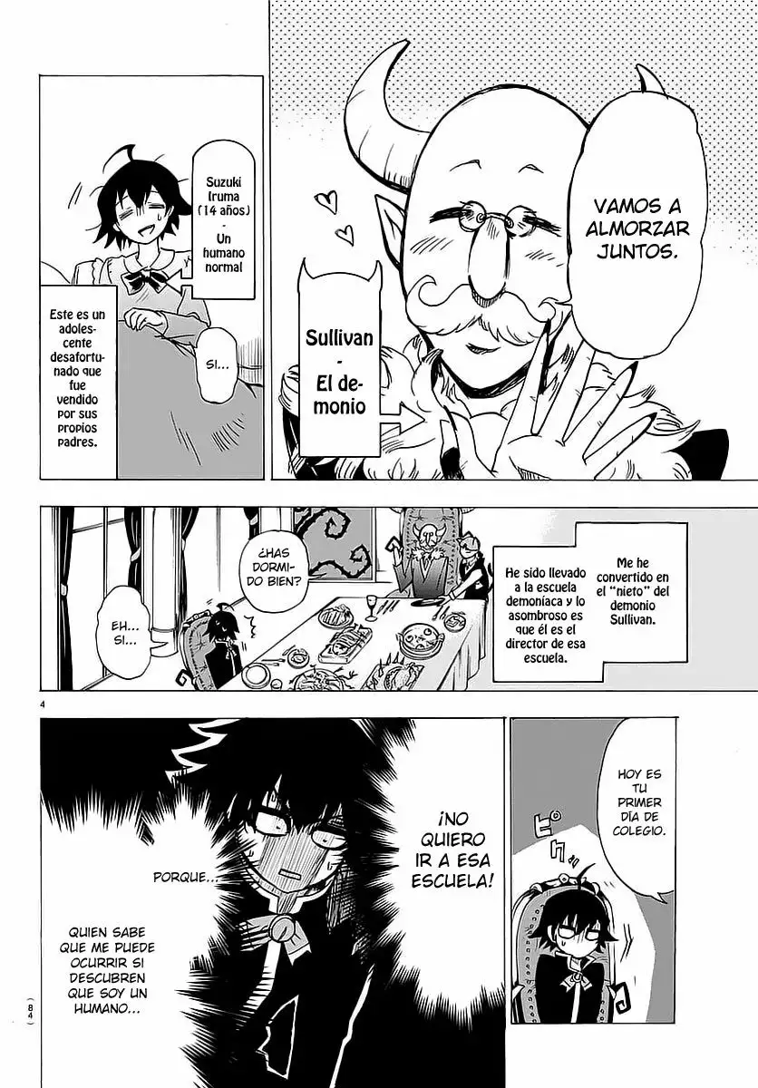 Mairimashita! Iruma-kun capítulo 2 página 4
