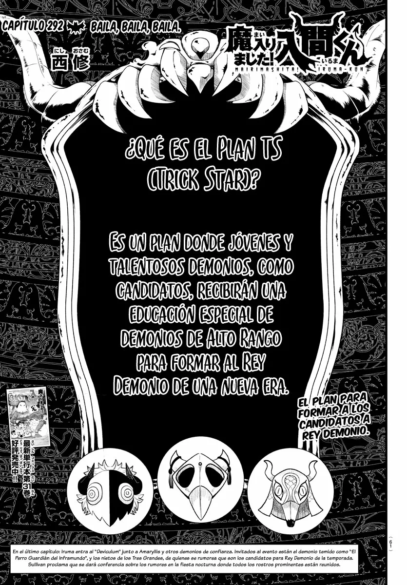 Mairimashita! Iruma-kun capítulo 292 página 4