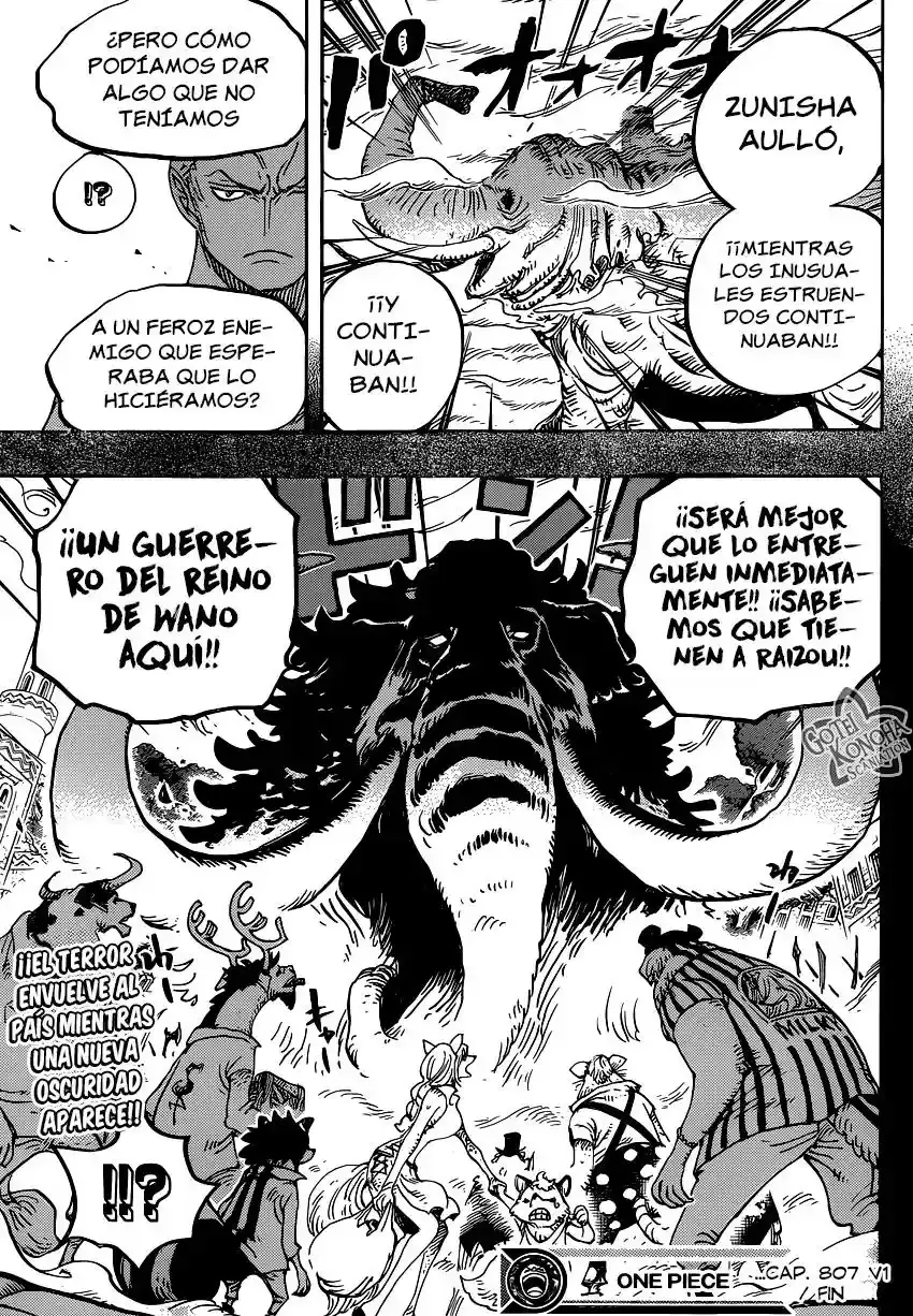 One Piece capítulo 807 página 17